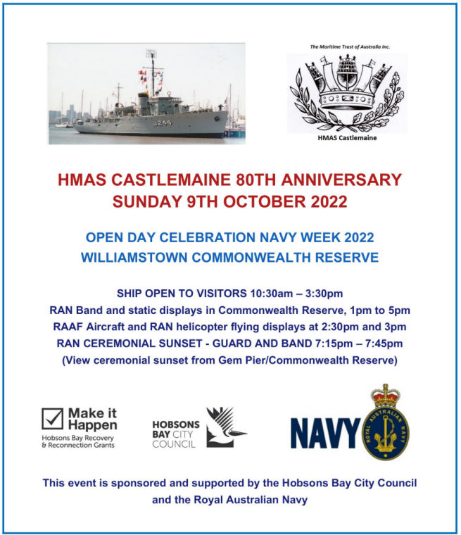 HMAS Castlemaine 80th Anniversary